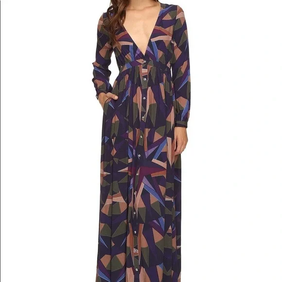 Mara Hoffman Women's Compass Maxi Dress - Olive - Size 2